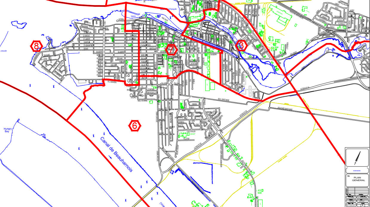 Carte district 3, 6, 7 et 8