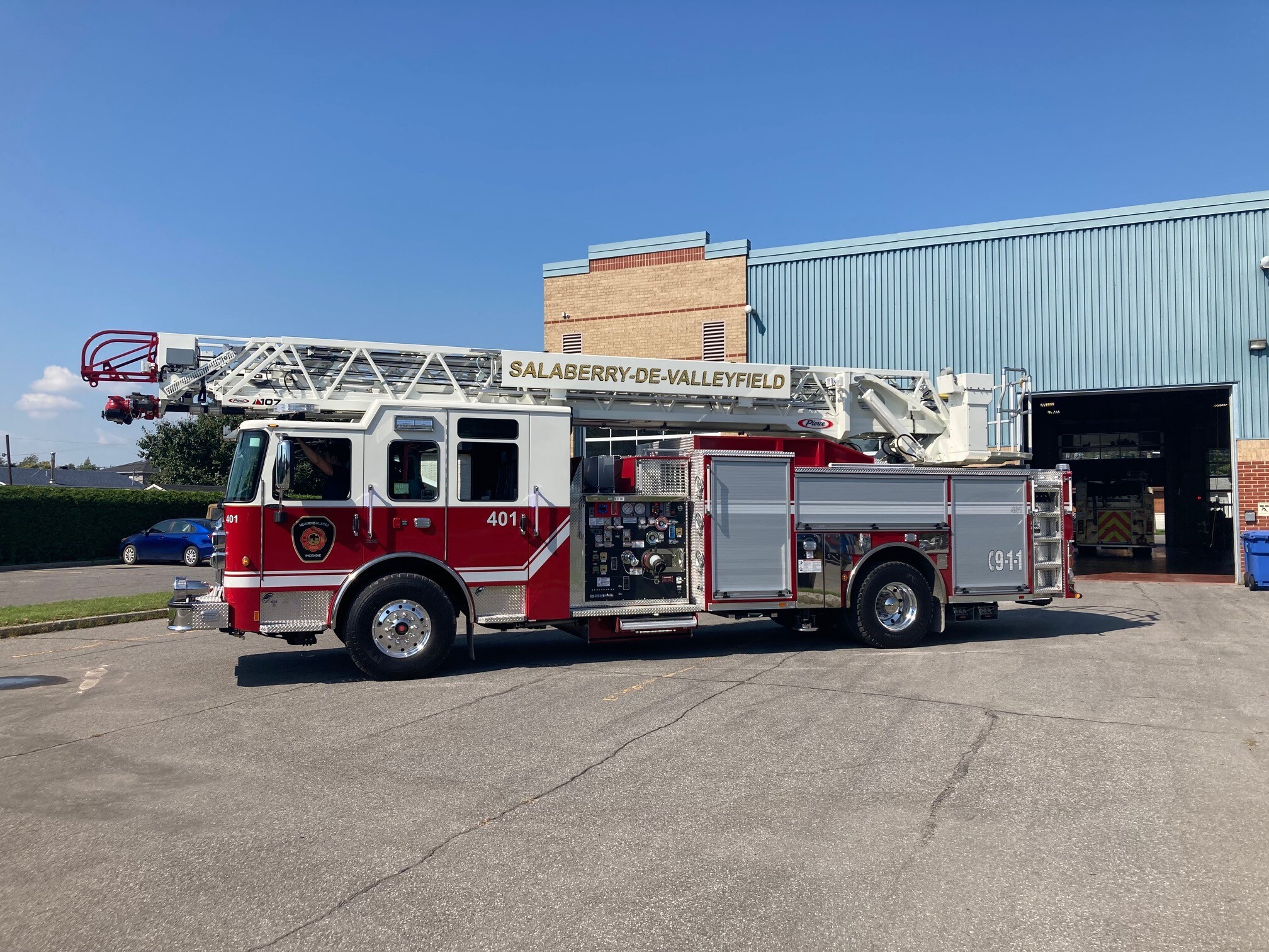 camion 401 services des sécurité des incendies