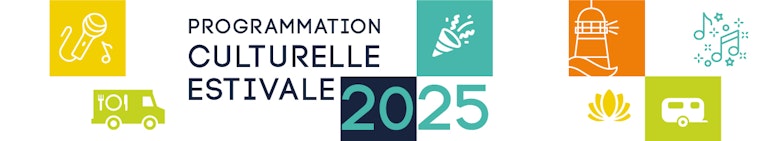 Bandeau programmation culturelle estival 2025