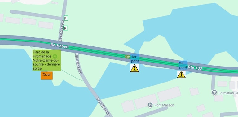 Riviere St Charles ponts Masson